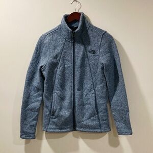 The North Face Crescent Sunset Full-Zip Fleece Jacket in Blue- Size M